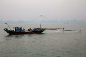 Vietnamese fishing boat photo