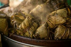 Sticky Rice Snack Street Food photo