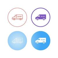 Delivery Car Vector Icon