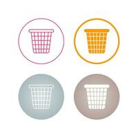 Trash Bin Vector Icon