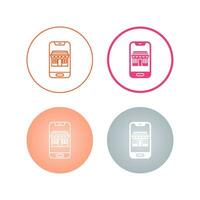 Mobile Store Vector Icon