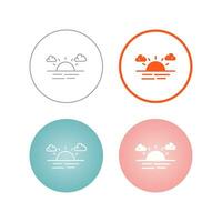 Sunset Vector Icon