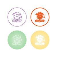 Graduated Vector Icon