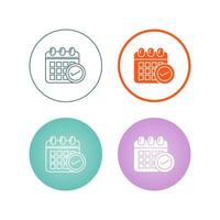 Schedule Vector Icon