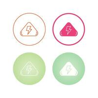 Electrical Hazard Vector Icon