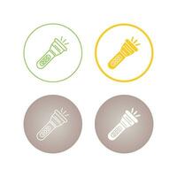 Flashlight Vector Icon