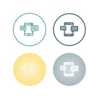 Mobile Chat Vector Icon