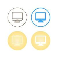 Monitor Vector Icon