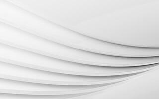 White curving geometry, 3d rendering. photo