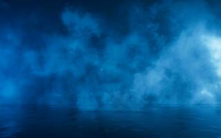 Dark smoke background, 3d rendering. photo