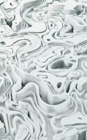 Wave pattern paper cut background, 3d rendering. photo