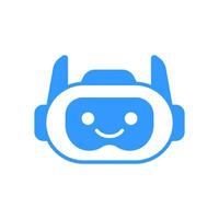 Robot Head Avatar Vector Design. Cartoon Robot Head Icon