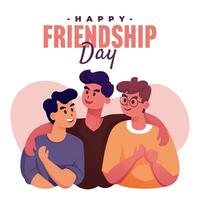 Vector hand drawn international friendship day