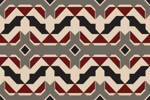 Modern geometric shapes patterns, seamless vector illustration. Pattern designs with modern geometric shapes can be printed as a background image or used for rugs, carpets, or textile fabric.