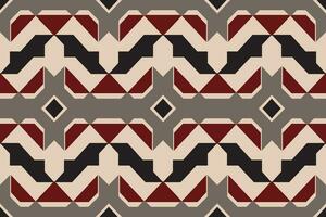 Modern geometric shapes patterns, seamless vector illustration. Pattern designs with modern geometric shapes can be printed as a background image or used for rugs, carpets, or textile fabric.