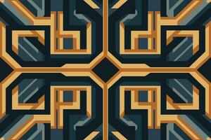 Modern geometric shapes patterns, seamless vector illustration. Pattern designs with modern geometric shapes can be printed as a background image or used for rugs, carpets, or textile fabric.