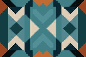 Modern geometric shapes patterns, seamless vector illustration. Pattern designs with modern geometric shapes can be printed as a background image or used for rugs, carpets, or textile fabric.