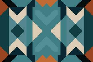 Modern geometric shapes patterns, seamless vector illustration. Pattern designs with modern geometric shapes can be printed as a background image or used for rugs, carpets, or textile fabric.