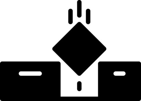 solid icon for something vector