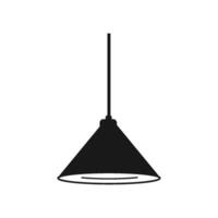 Hang lamp icon vector