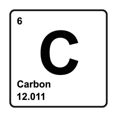 carbon icon vector