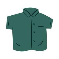 shirt flat illustration, full color icon vector