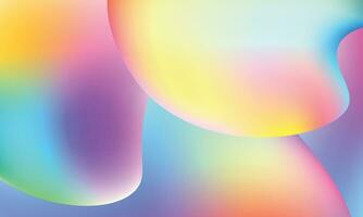 digital liquid bubble colorful gradient background with soft pastel color tones. eps 10 vector. vector