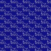 Dinosaur pattern for background, wrapping paper, backdrop, fabric, etc. vector