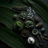 herbs and spices, ayurvedic medicine and products, herbal medicine and products photo