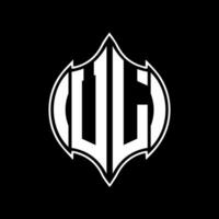 UL letter logo design. UL creative monogram initials letter logo concept. UL Unique modern flat abstract vector letter logo design.
