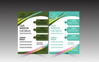 Corporate business marketing flyer Template vector