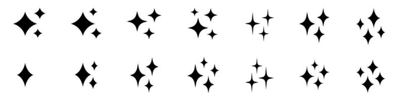 Shine icon, Clean star icon. vector