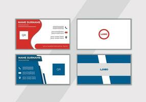 Business Card design Template. vector