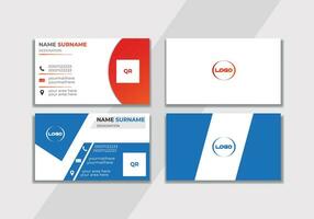 Business Card design Template. vector