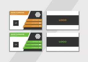 Business Card design Template. vector