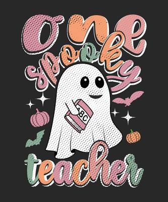 THIS IS MY SCARY TEACHERHALLOWEEN T SHIRT 11572478 Vector Art at Vecteezy