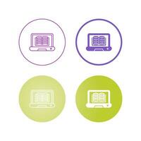 Online Learning Vector Icon