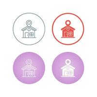 Home Location Vector Icon