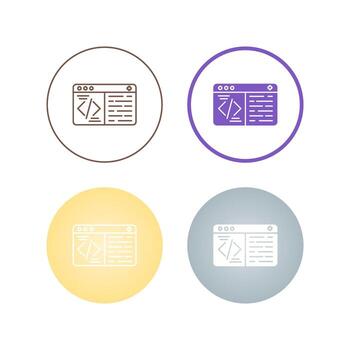 Coding Vector Icon