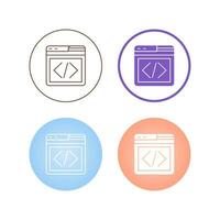 Web Programing Vector Icon