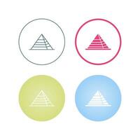 Pyramid Vector Icon