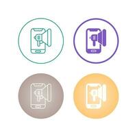 Mobile Marketing Vector Icon