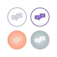 Chatting Vector Icon