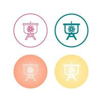 Atom Presentation Vector Icon