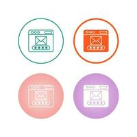 Mail Code Vector Icon
