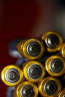 alcalino recargable baterías Automóvil club británico macro ver alto calidad grande Talla huellas dactilares pared carteles para módulos masa producción acumuladores alto poder y energía para eléctrico vehículos foto