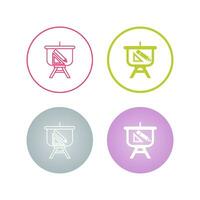 Designing Presentation Vector Icon