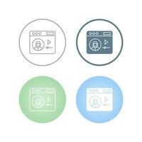 Video Tutorial Vector Icon