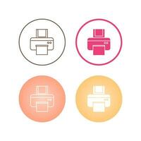 Printer Vector Icon