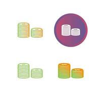 Stack of Coins Vector Icon